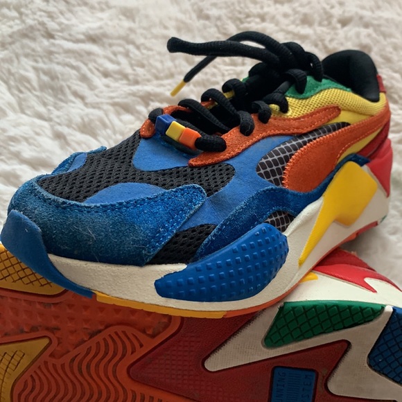 Puma x Rubik’s Cube RS-X3 374028-01 W Sz 7, Includes Rubik’s Cube! - Picture 8 of 13